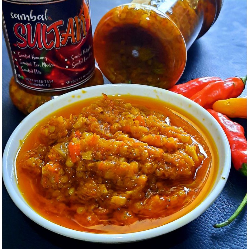 

SAMBAL BAWANG PREMIUM/SAMBAL SUPER PEDAS/ENAK GURIH/TANPA PENGAWET