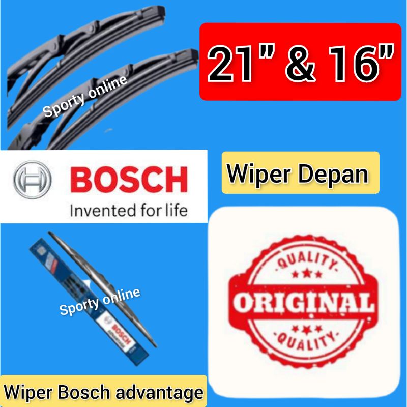 Wiper Bosch Grand Avanza dan xenia 21 dan 16