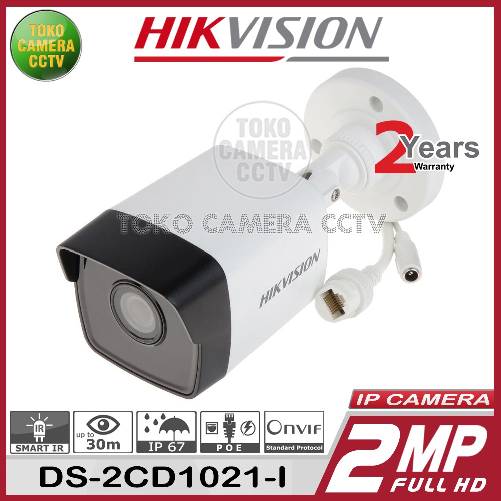 IP CAMERA 2MP OUTDOOR HIKVISION DS-2CD1021-I