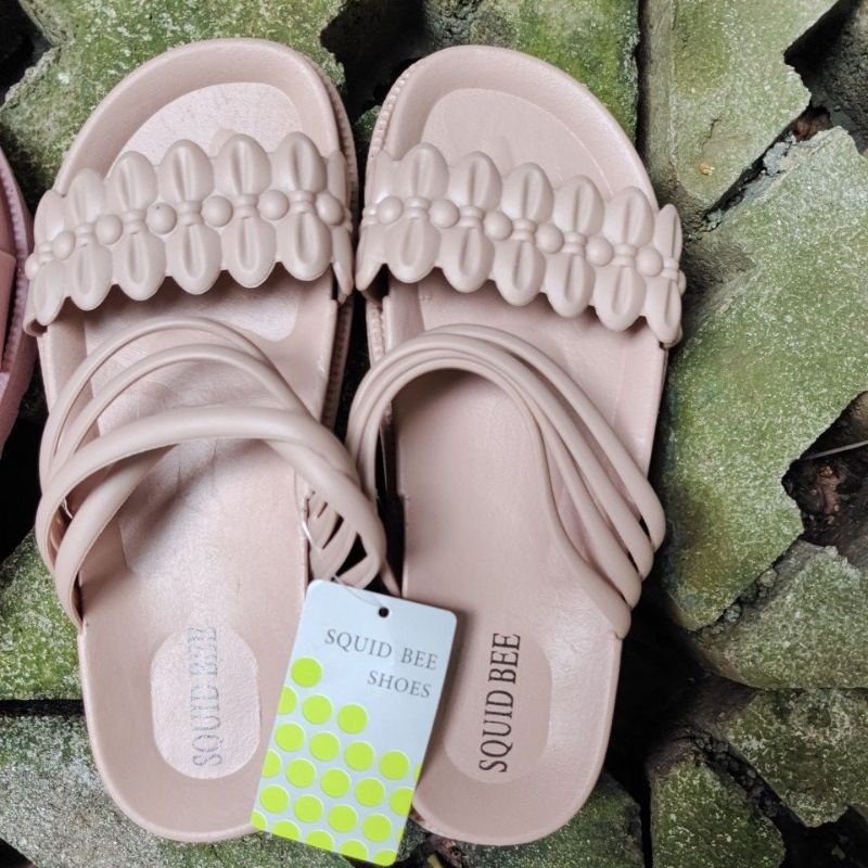 New BLC 1604-30 Sandal Jelly Angelia bacadeskripsi-Squidbee moka