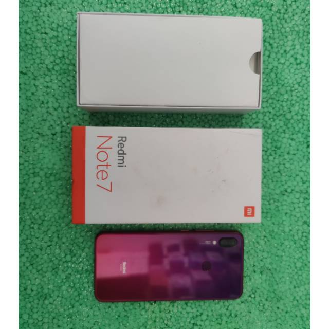 Redmi note 7 ram 3/32 gb second mulus fulset ori like new