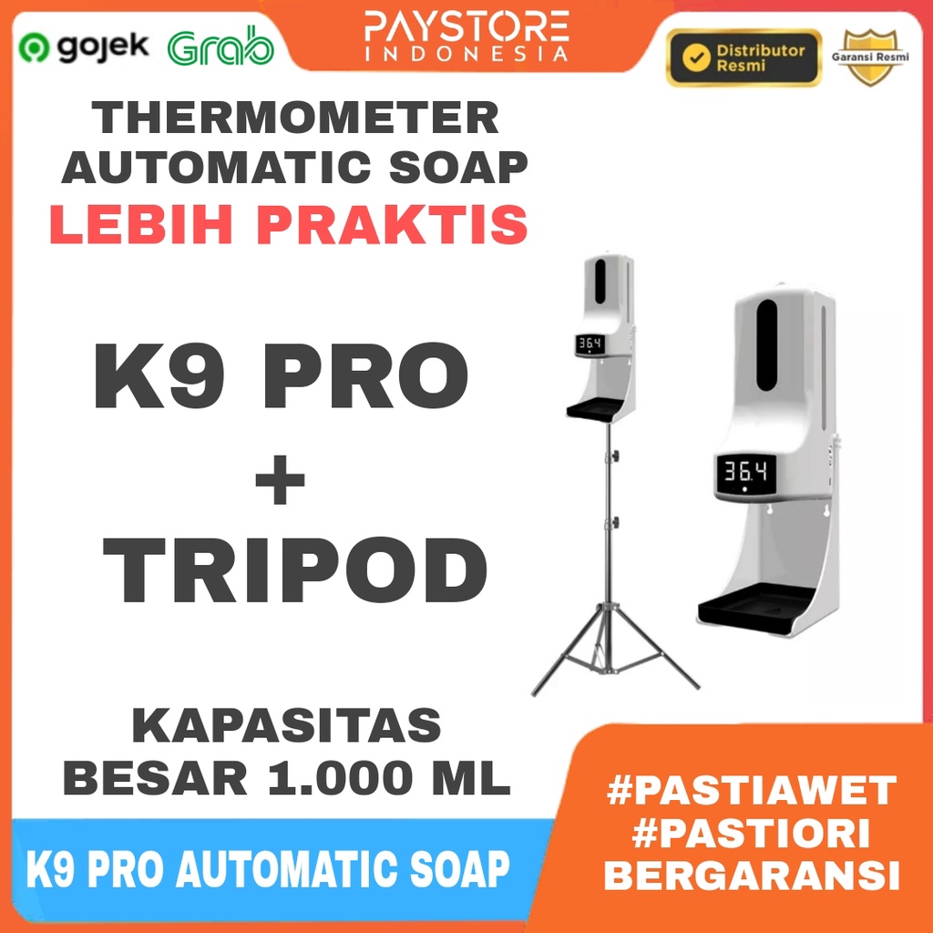 Thermometer K9 PRO 2in1 Automatic Handsanitizer / Thermometer Infrared K9 PRO / Thermometer Sanitize