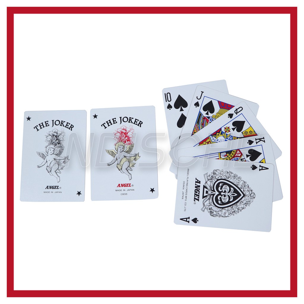 [1 Deck] Kartu Remi Angel 727 Kartu Poker Playing Cards - Random Colour