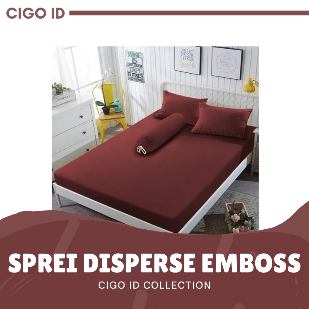 SPREI DISPERSE POLOS EMBOSS BY MORNING OWL  BAHAN KATUN DISPERSE MICROTEX  120x200 / 160x200 / 180x200  TINGGI 20