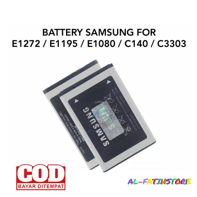 BATTERY BATERAI BATRE BATU SAMSUNG FLIP SAMSUNG LIPAT E1195 GT-E1195 E1272 E1080 ORI