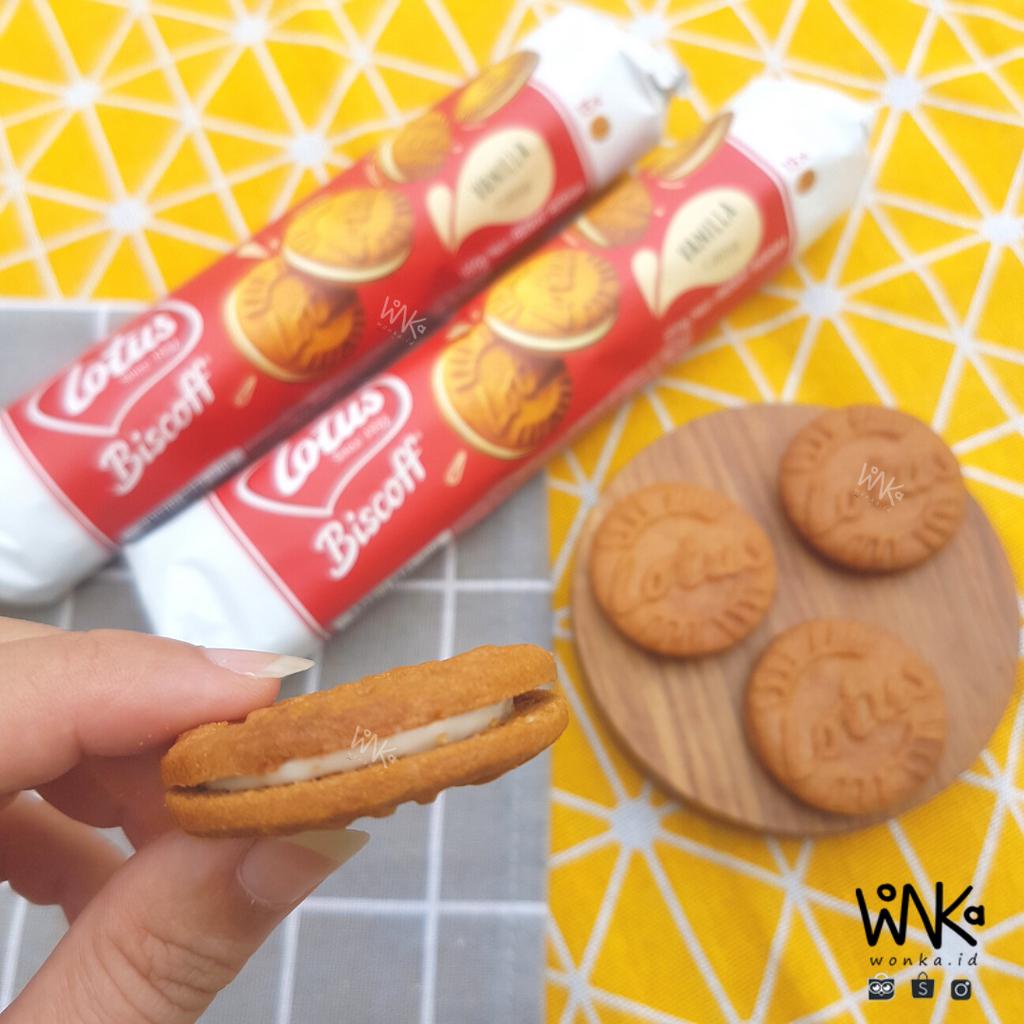 Lotus Biscoff Biscuit Sandwich Roll 150 gr - Lotus Biscuit Cookies