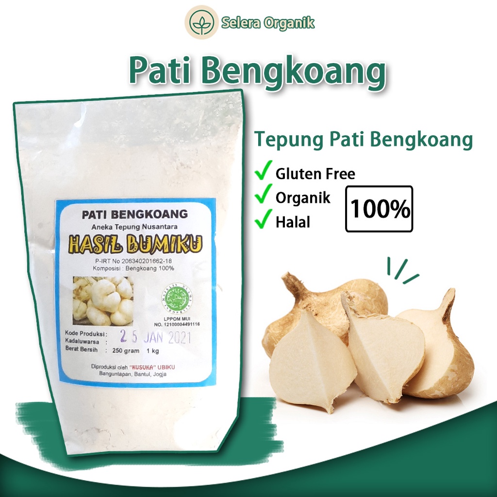 

Tepung Pati Bengkoang (1kg) Organik Bebas Gluten Free | Selera Organik Jogja