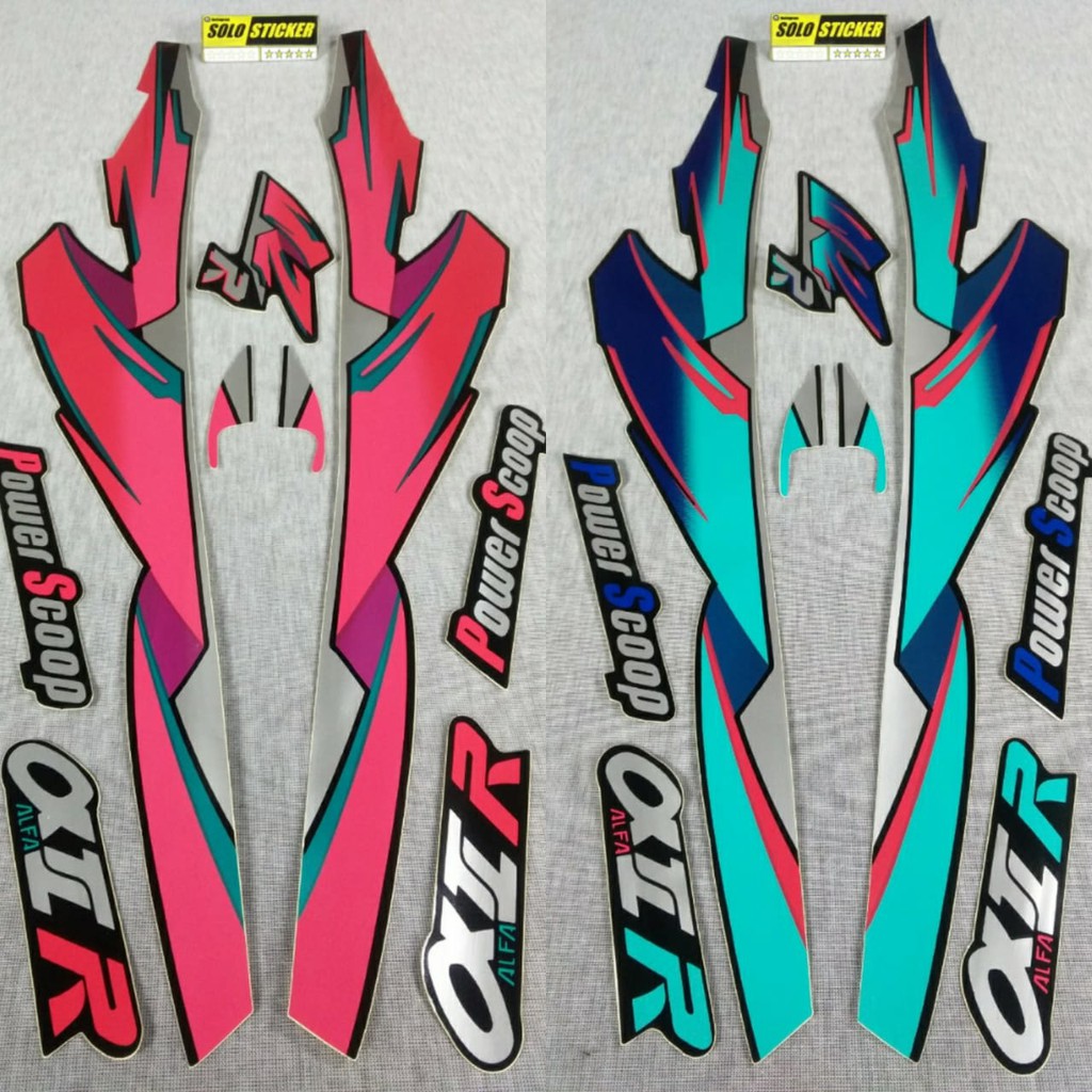 BISA COD Striping Sticker Motor Yamaha Alfa 1995 Shopee Indonesia