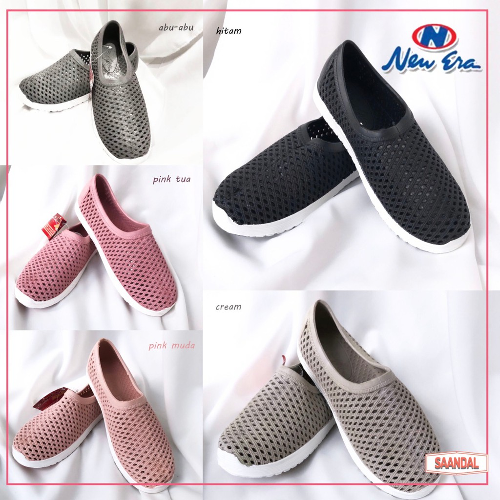 Sepatu Selop Karet Wanita New Era Profound LB 10014