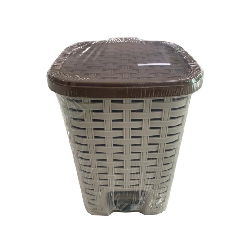 Tempat Sampah Injak, merek: LOJI, size: Small (lebar 20 cm x panjang 20.5 cm x tinggi 27 cm)