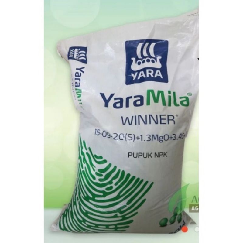 PUPUK NPK YARAMILA WINNER 15 09 20 KEMASAN REPACK 1 KG