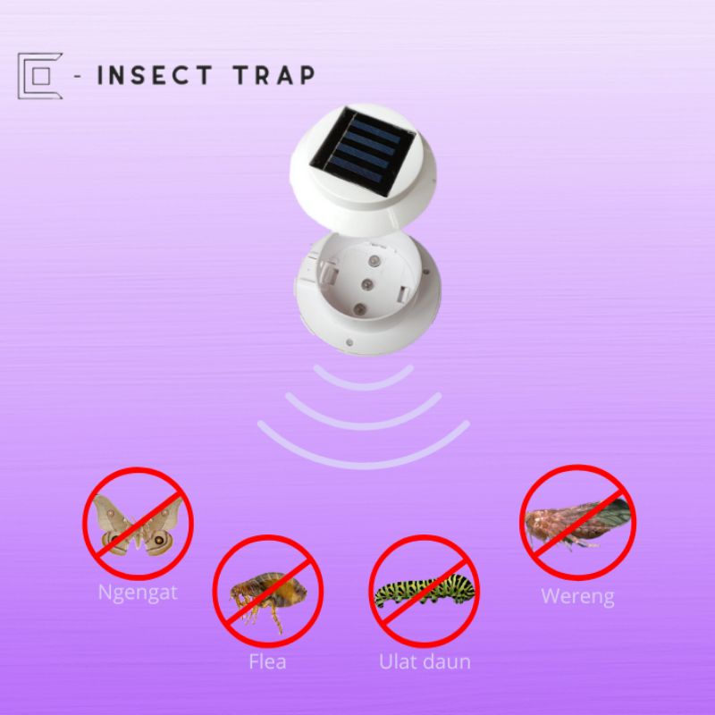 Eco- Insect Trap (Alat Perangkap Hama Sinar UV Panel Surya)