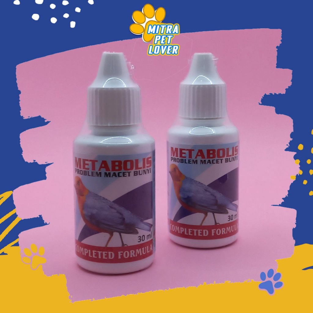 OBAT ANTI MACET KICAU BURUNG - METABOLIS 30 ML ORIGINAL - ATASI MACET BUNYI BURUNG - CEPET NGOCEH &amp; GACOR - SUARA JERNIH - AMAN AMPUH - MURAH ASLI BERKUALITAS - PET ANIMAL HEALTHCARE TAMASINDO OBAT &amp; VITAMIN HEWAN BINATANG PELIHARAAN MITRAPETLOVER