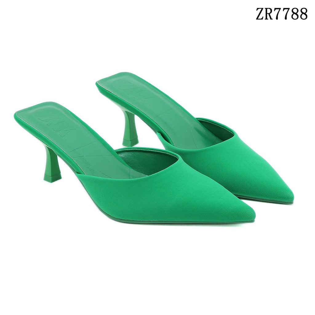 ZR Slingback Satin Heels #ZR7788