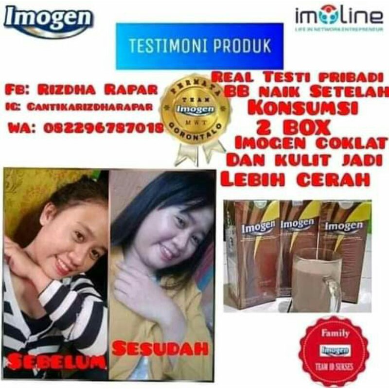 

IMOGEN COKLAT (PENAMBAH NAFSU MAKAN)