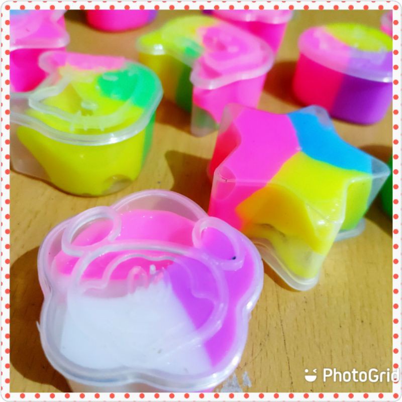 slime original rainbow 35cc / slem / slime jumbo / slime kecil / slime tofu slime jiggly