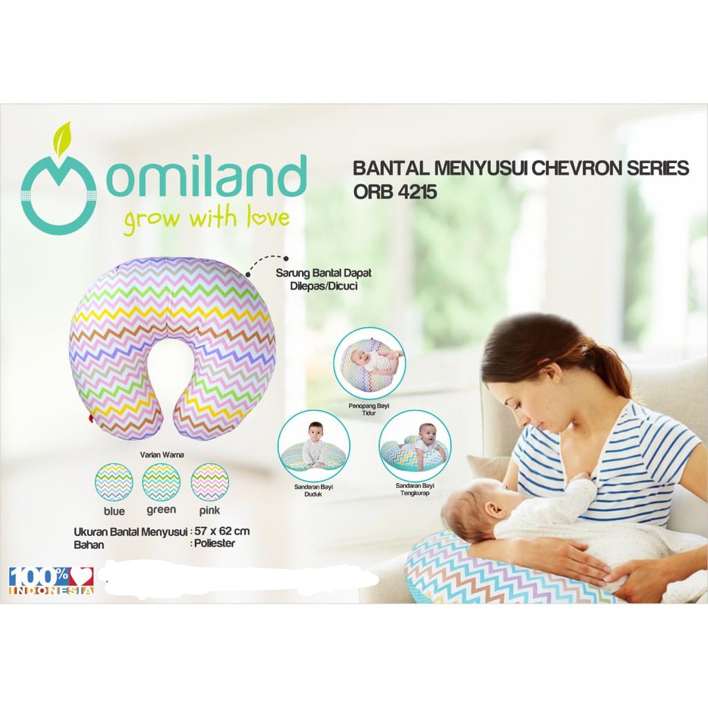 MOMS_ Bantal Menyusui Chevron Series