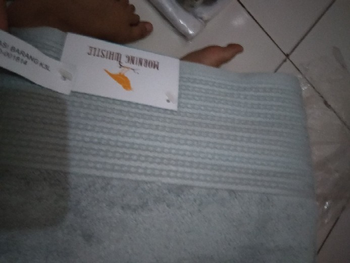 Rc Handuk Mandi Terry Palmer Morning Whistle  Serat Bamboo Jumbo Ukuran 70x140cm