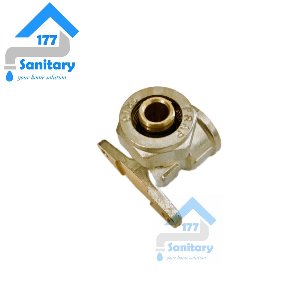 Kni water heater Nepel drat dalam Kuningan F207-knee instalasi luar valve tanpa bobok tembok sambungan pipa air panas mixer brass fitting