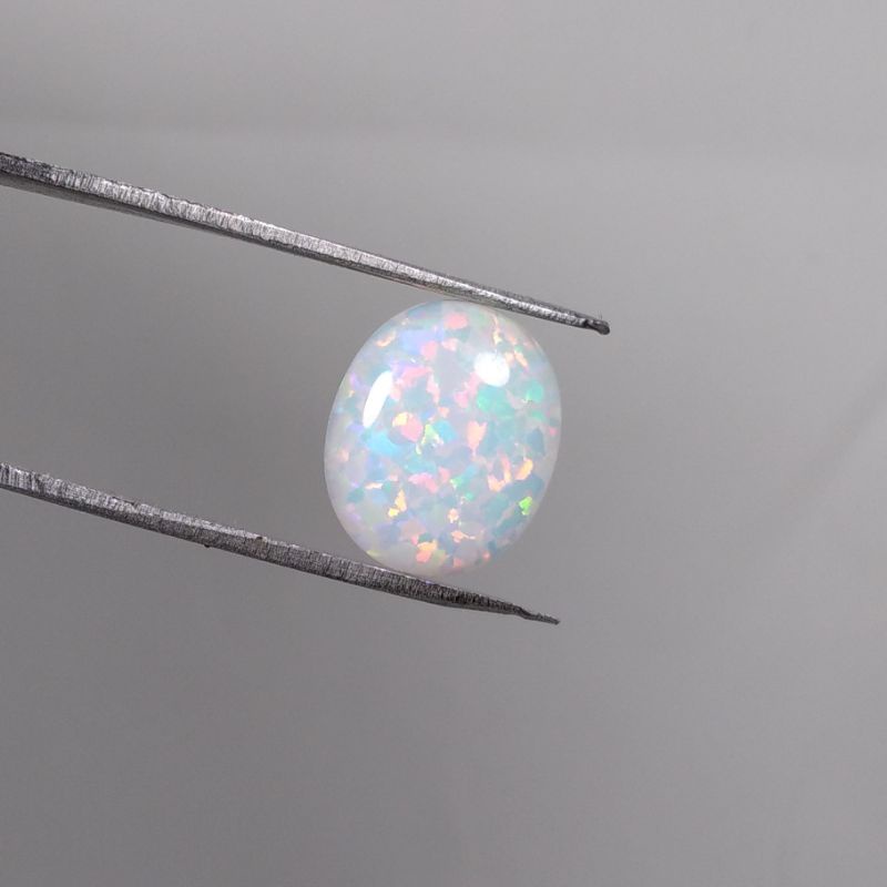 BATU PERMATA KALIMAYA SUSU WHITE OPAL AUSSY TOP JARONG MULTICOLOR