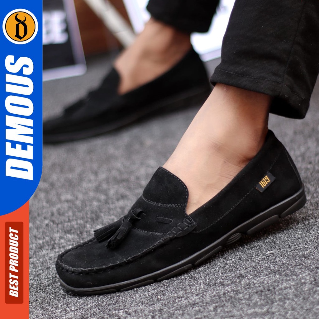 DEMOUS Ganbar - Sepatu Casual Pria Slip On