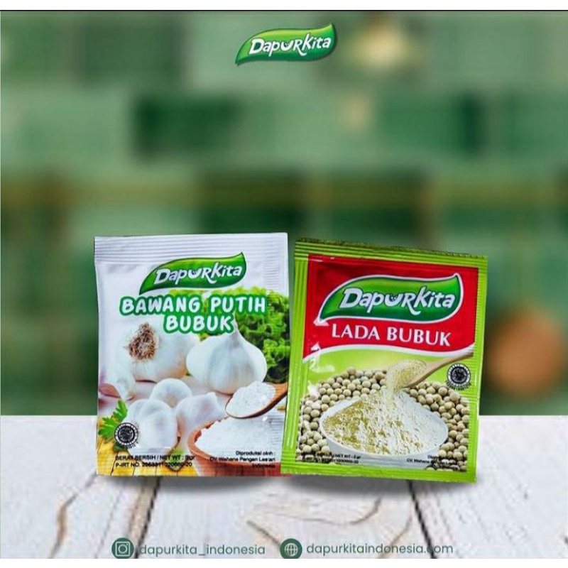 

bawang, lada, kunyit, pala, ketumbar bubuk desakita