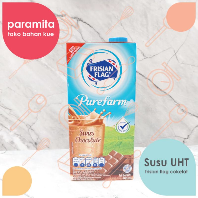 Frisian Flag Susu UHT Fullcream / Cokelat 900ml