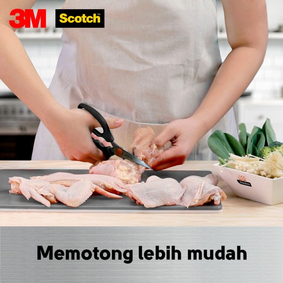 Scotch 3M Gunting Dapur Detachable Premium Kitchen Scissors KS-D