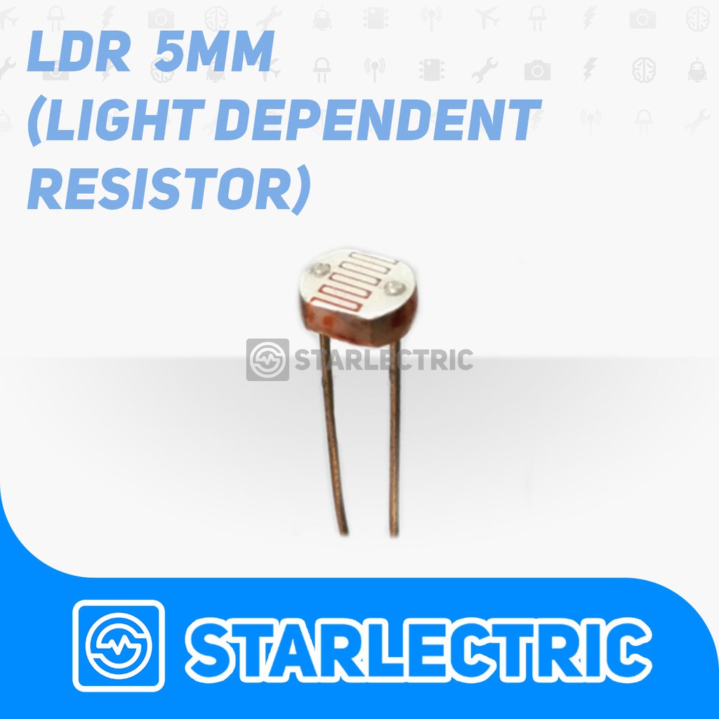 LDR (Light Dependent Resistor) 5mm / Sensor Cahaya