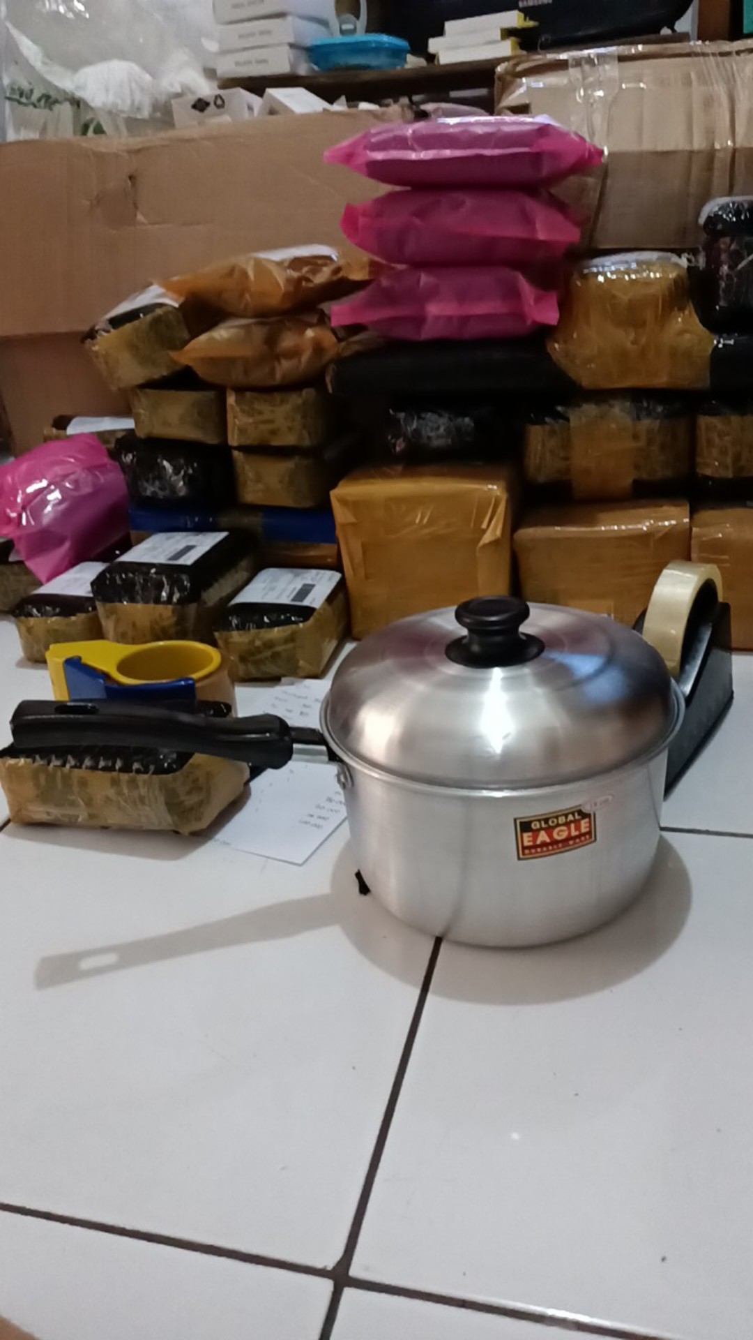 Panci Susu/ Mie + Tutup Eagle 18 Cm