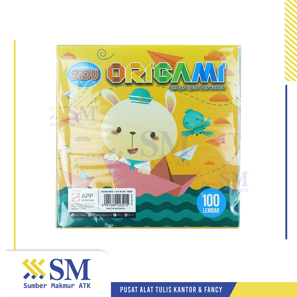 

KERTAS LIPAT / ORIGAMI SIDU 16 X 16 ISI 100