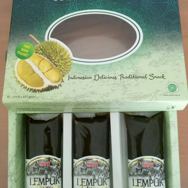

Lempuk Durian Wang Lai Medan Lempok Duren Halal Snack Tradisional