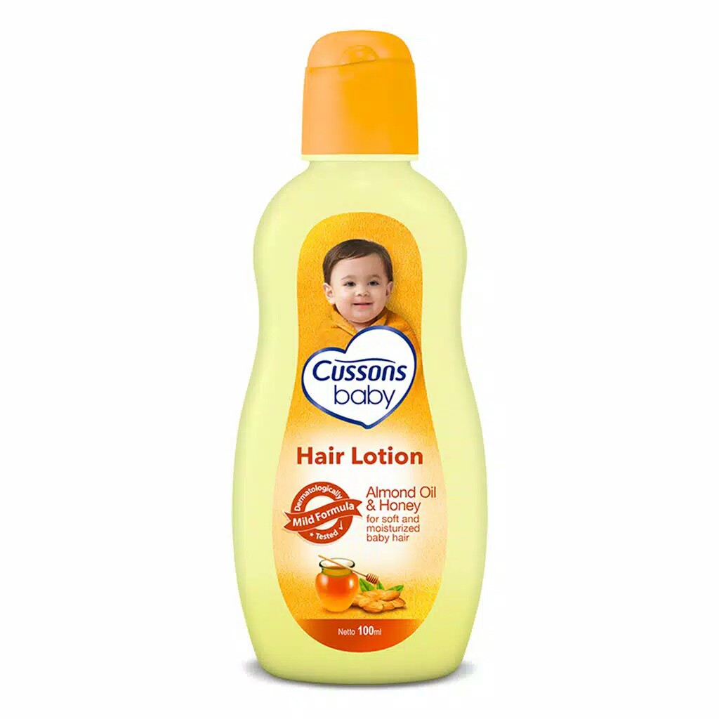 CUSSONS BABY HAIR LOTION ALMOND OIL &amp; HONEY (100ML+100ML)