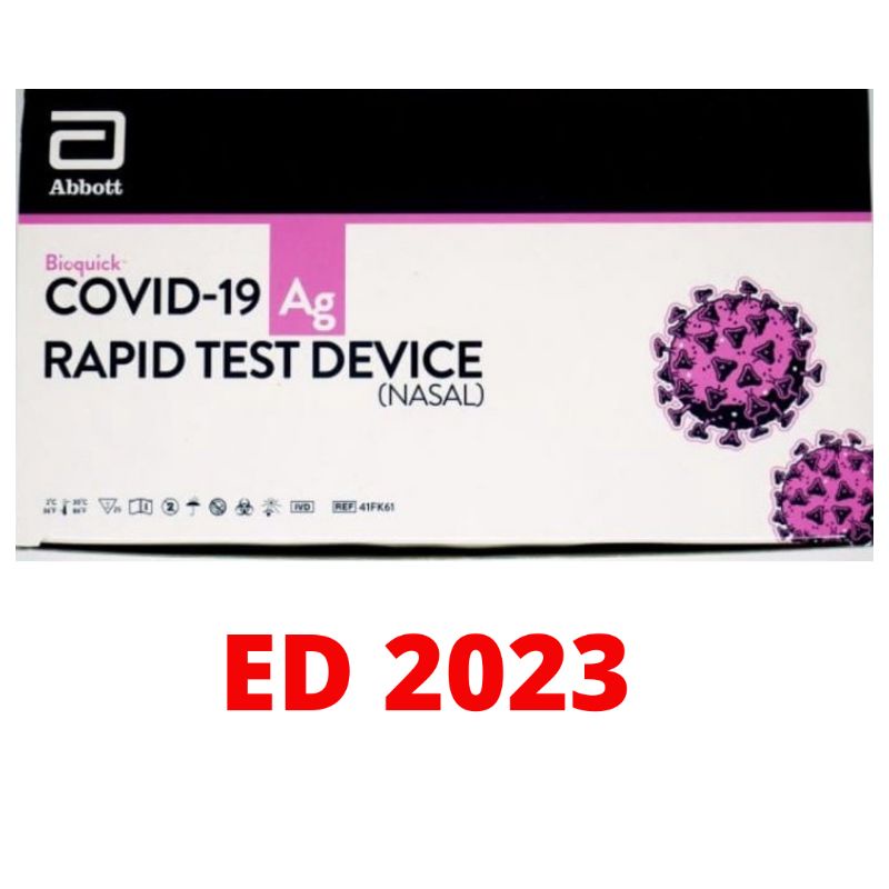 Abbott Bioquick Nasal Antigen isi 25PCS Colok 2cm ORIGINAL