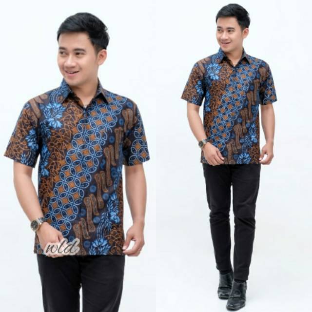 BATIK PRIA TERPOPULER BY DISTRO BATIK M L XL