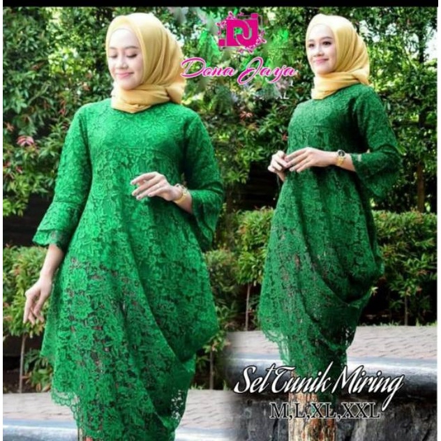 TUNIK BROKAT>TUNIK BROKAT MIRING>BROKAT KURUNG MODERN