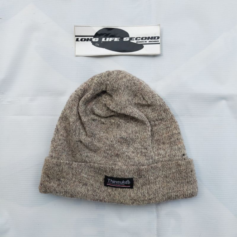 topi beanie hat kupluk rajut thinsulate second bekas preloved original branded