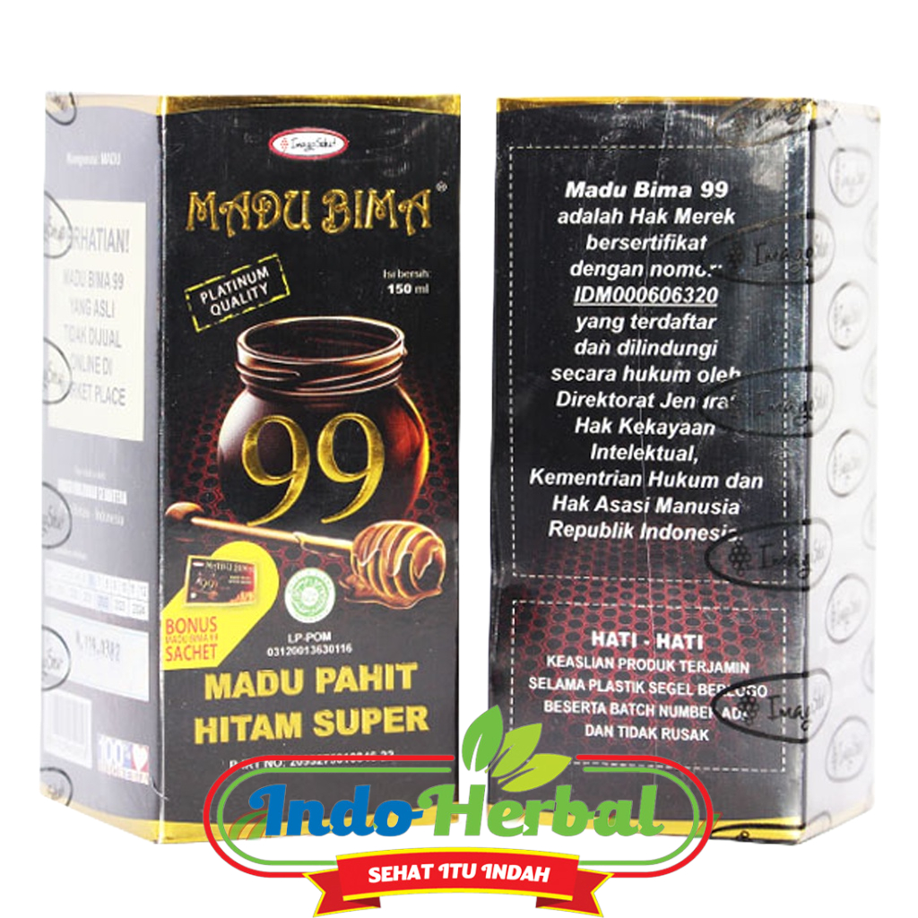 Madu Bima 99 Madu Pahit Hitam Super