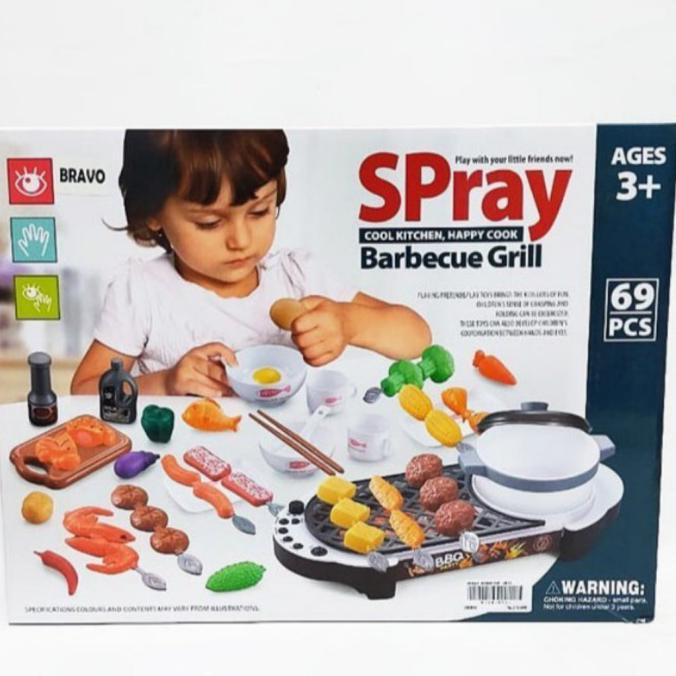 Jual Mainan Edukasi Anak Masak Pangang Bbq Spray Barbeque Cell