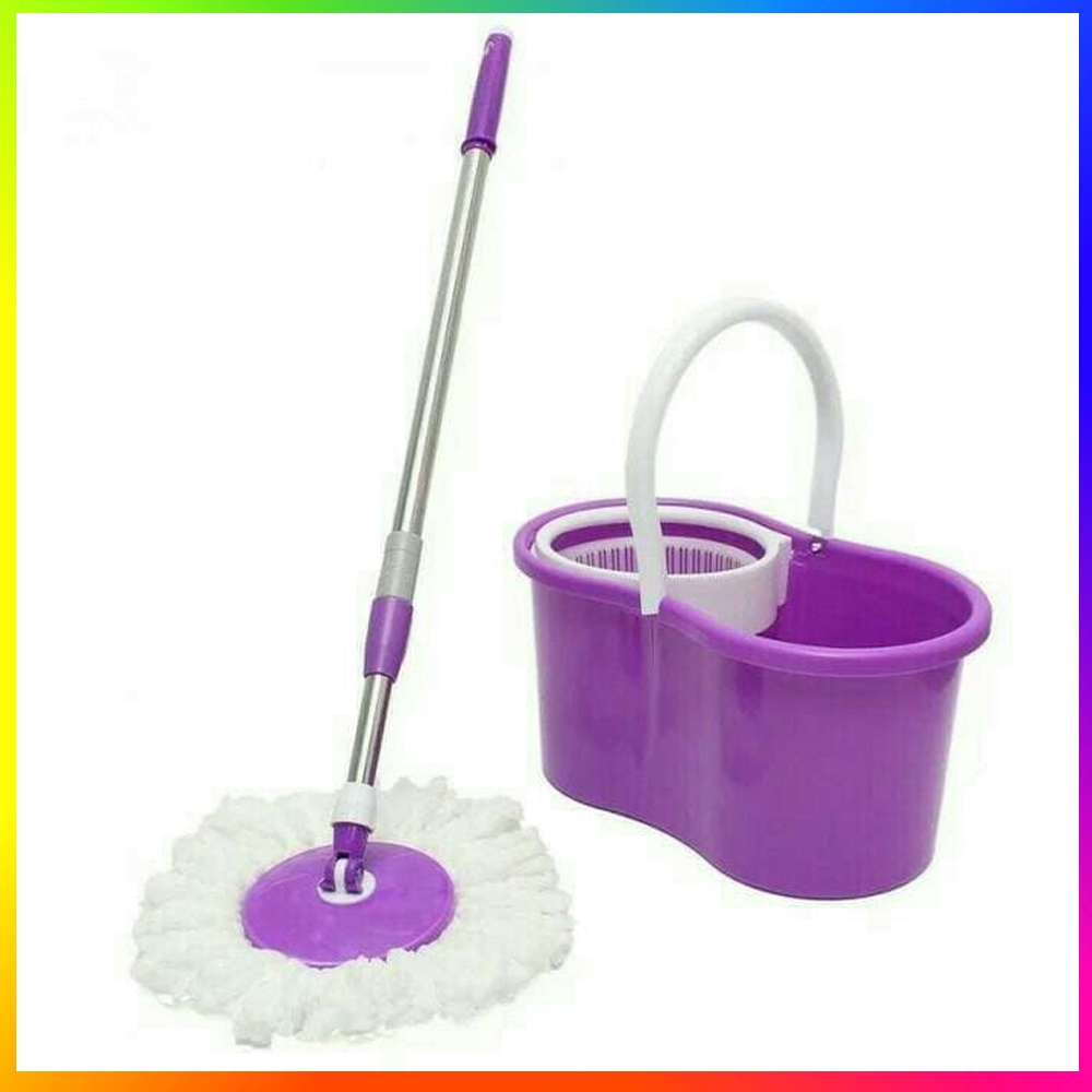 Alat Pel Lantai / Kain Pel Lantai / Alat Pel Lantai Mop / Super Mop / Alat Pel Lantai Spin Mop Kain Pel Putar