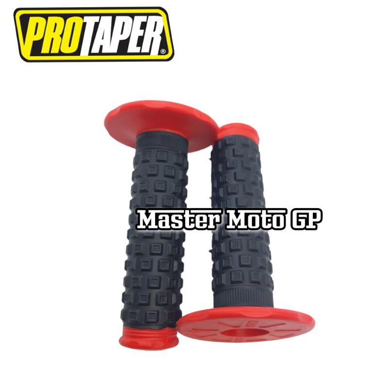 Grip protaper pillow grip bintik Protaper Aksesoris motor Off - Road modifikasi Grip Protaper 2warna cover handle gel Protaper Cover steering Nmax pcx klx CRF mio vario beat Rxking tiger cb scorpio xabre xride xeon