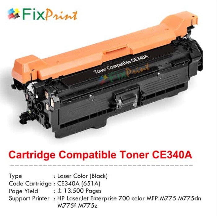 Cartridge Toner Compatible HP 651A CE340A CE341A CE342A CE343A M775dn