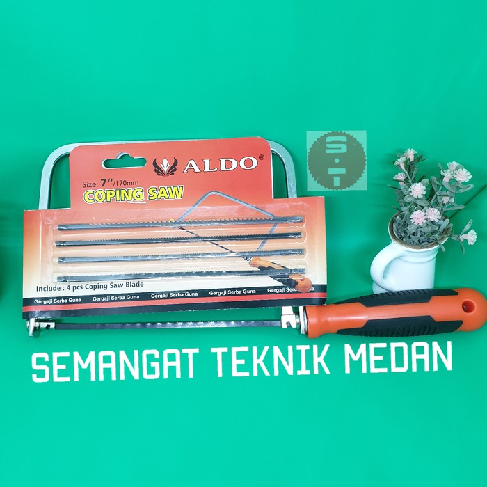 GERGAJI FIGURA UKIR TRIPLEK AKRILIK COPING WOOD CARVING SAW 7" ALDO