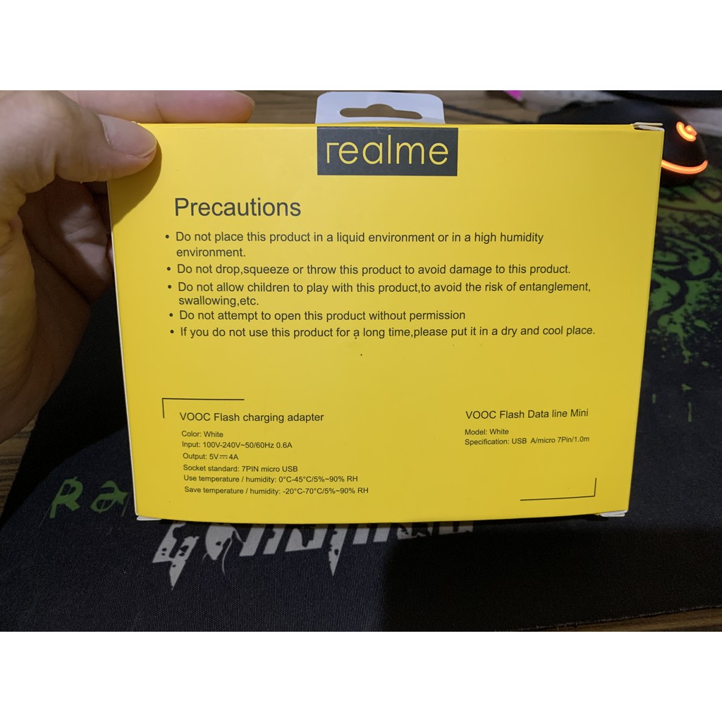 Charger Realme Super VOOC ORI Fast Charging Original, bergaransi 6 bulan