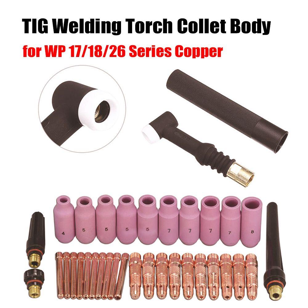 Solighter 5pcs Collet Body Hot Sale Perlengkapan Solder Argon Las WP Seri17 /18 /26