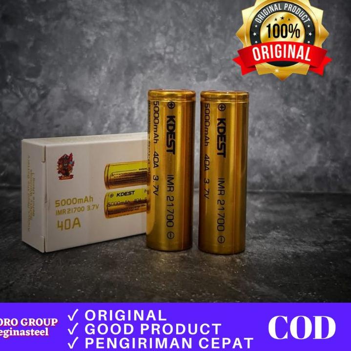 WET Baterai 21700 Kdest 5000mAh 40A Authentic 353
