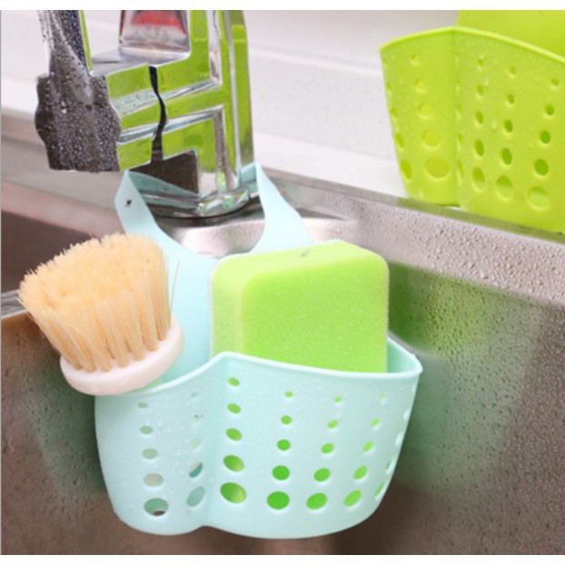 AGG-112 Gantungan Tempat Sabun Sikat Spons di Kran Wastafel Sink / Kamar mandi Murah