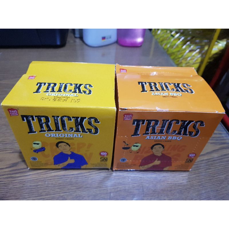 

Tricks Snack Baked Crips Kentang -Rendah kalori- 1 Box 1 Rasa 10sachet