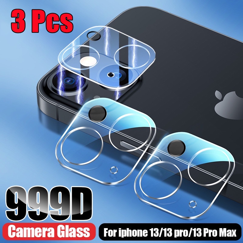 3pcs Pelindung Lensa Kamera Belakang Tempered Glass Untuk iphone 13 Pro Max 11 12 Pro Max 12 13Mini