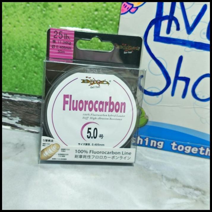 Senar Leader Blood 100% Fluorocarbon Hybrid Senar Pancing